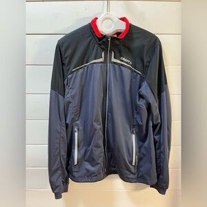 CRAFT Black and red Full-Zip Jacket XL